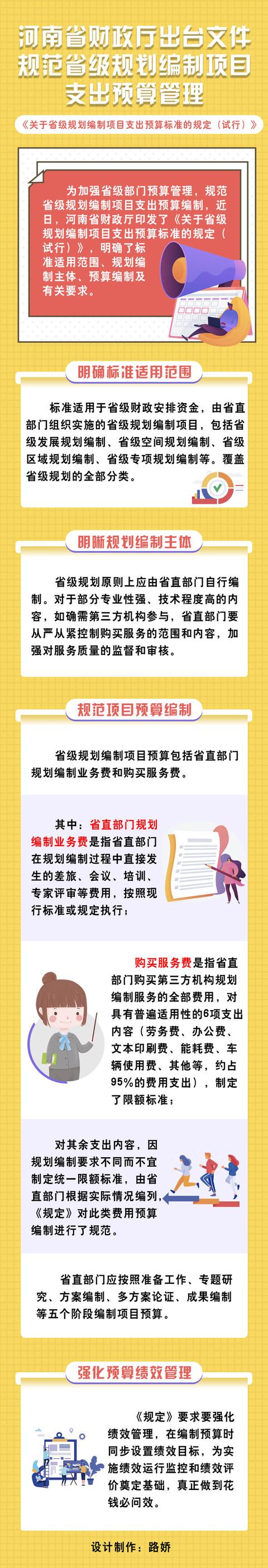 河南發(fā)文規(guī)范省級(jí)規(guī)劃編制項(xiàng)目支出預(yù)算管理（河南省省級(jí)政府投資項(xiàng)目概算管理暫行辦法）