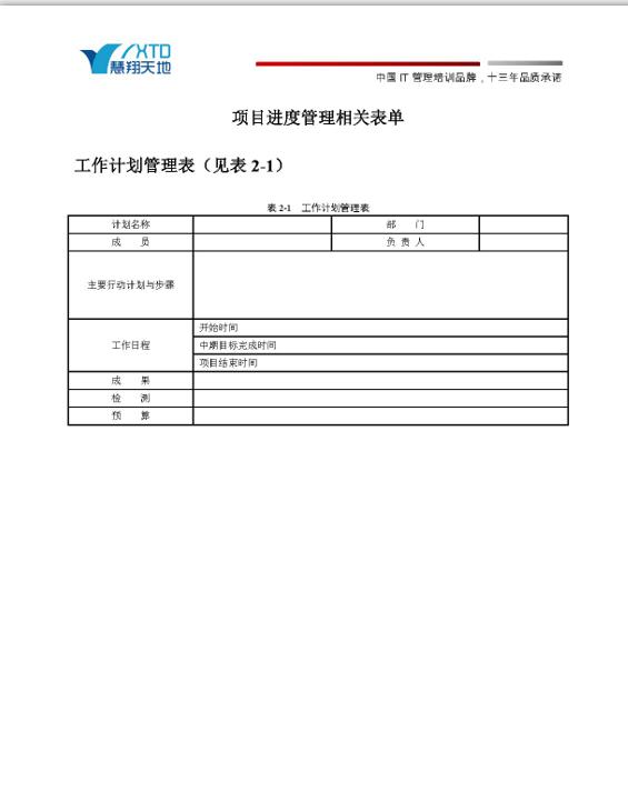 項(xiàng)目進(jìn)度計(jì)劃檢查方法與項(xiàng)目進(jìn)度管理相關(guān)模版表單（干貨+資料）