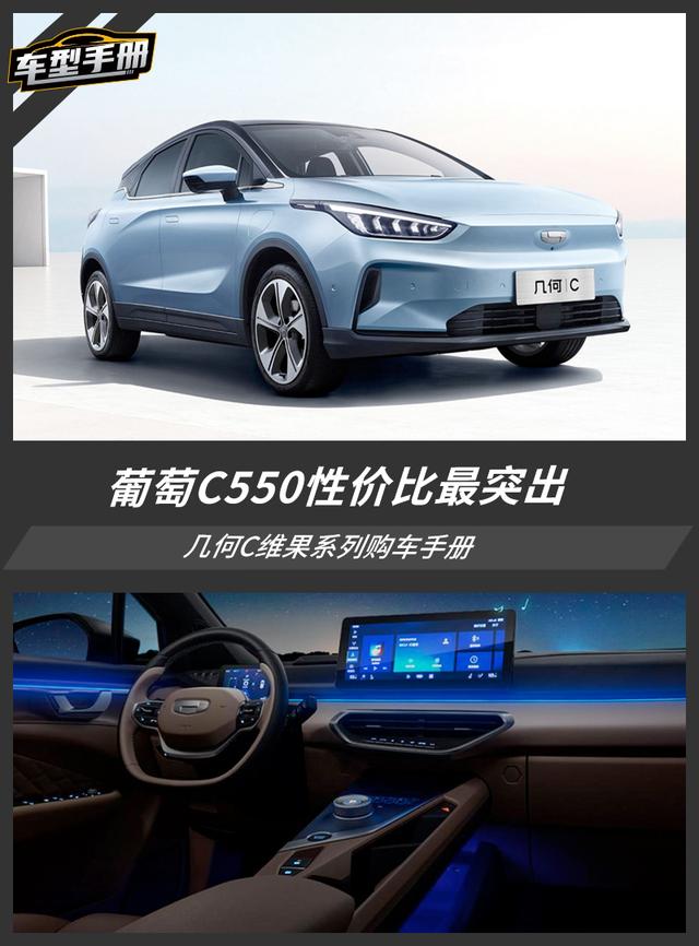 藍莓、葡萄、西柚都不錯！但幾何C葡萄C550更值得擁有