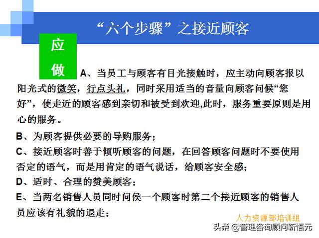 門店員工銷售服務(wù)流程規(guī)范，三個(gè)統(tǒng)一、六個(gè)步驟（門店服務(wù)的六個(gè)要步驟）