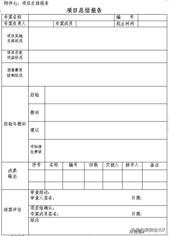 整套專案管理辦法（制度、流程、表格）（專案管理制度內(nèi)容）